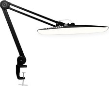 Desk Lamp with Clamp,2200 Lumens,20-Inch Wide Head,Dimmable 4 Levels