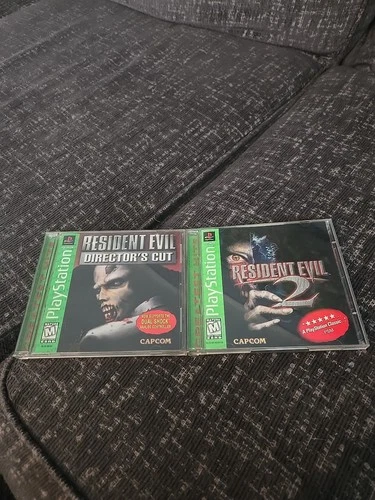 Resident Evil Director's Cut & Resident Evil 2 PS1 Sony PlayStation 1 Complete