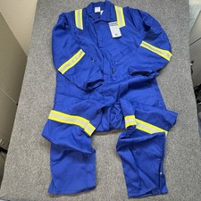 Crude FR RPS Safety 7oz LS Coveralls 2112 CAT2 ENB969-GRY Enbridge Size 52 Tall