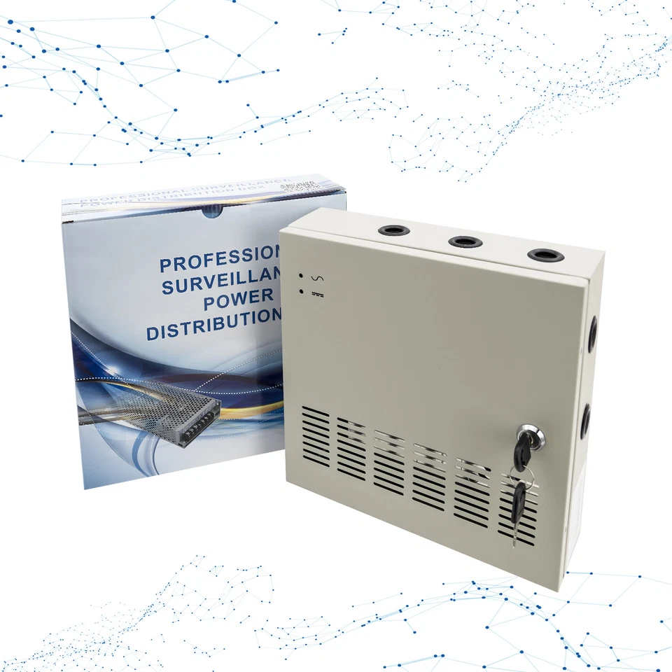 18 CH Channel CCTV Camera Power Supply Distribution Box DC 12V, 10A 20A 30A - Image 3 of 3