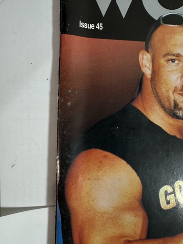1998 Vintage: WCW/NWO wrestling MAGAZINE con poster GOLDBERG/MARK McGWIRE copertina - Foto 3 di 15