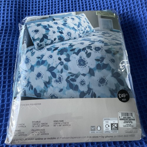 M&S Duvet Pillowcases set King size eBay