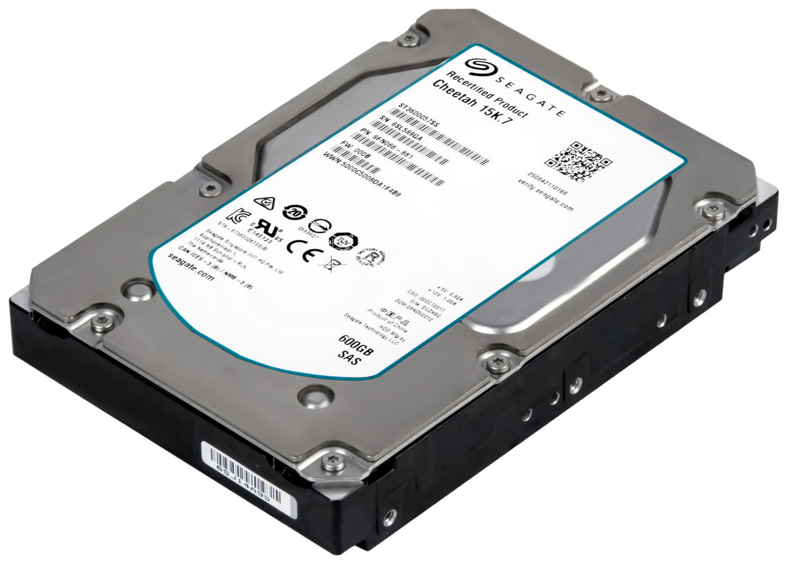 SEAGATE CHEETAH 15K.7 600GB 15K 16MB SAS-2 3.5