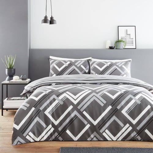 Luxury Reversible Duvet Cover Set Breathable Bedding Single Double King Size - Picture 30 of 45