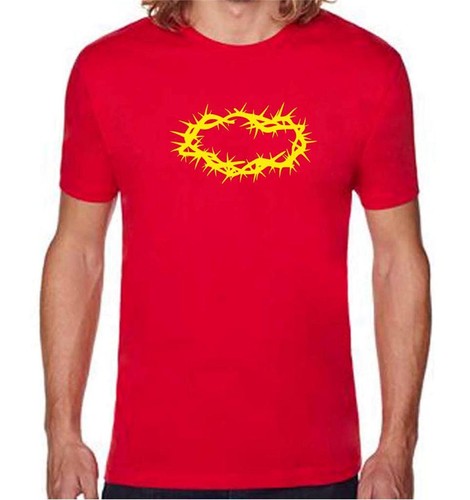 NUEVA CAMISETA PARA HOMBRE CORONA DE ESPINAS IMPRESA CRISTIANO JESUS FE AMOR BIBLIA S~5XL - Imagen 15 de 19