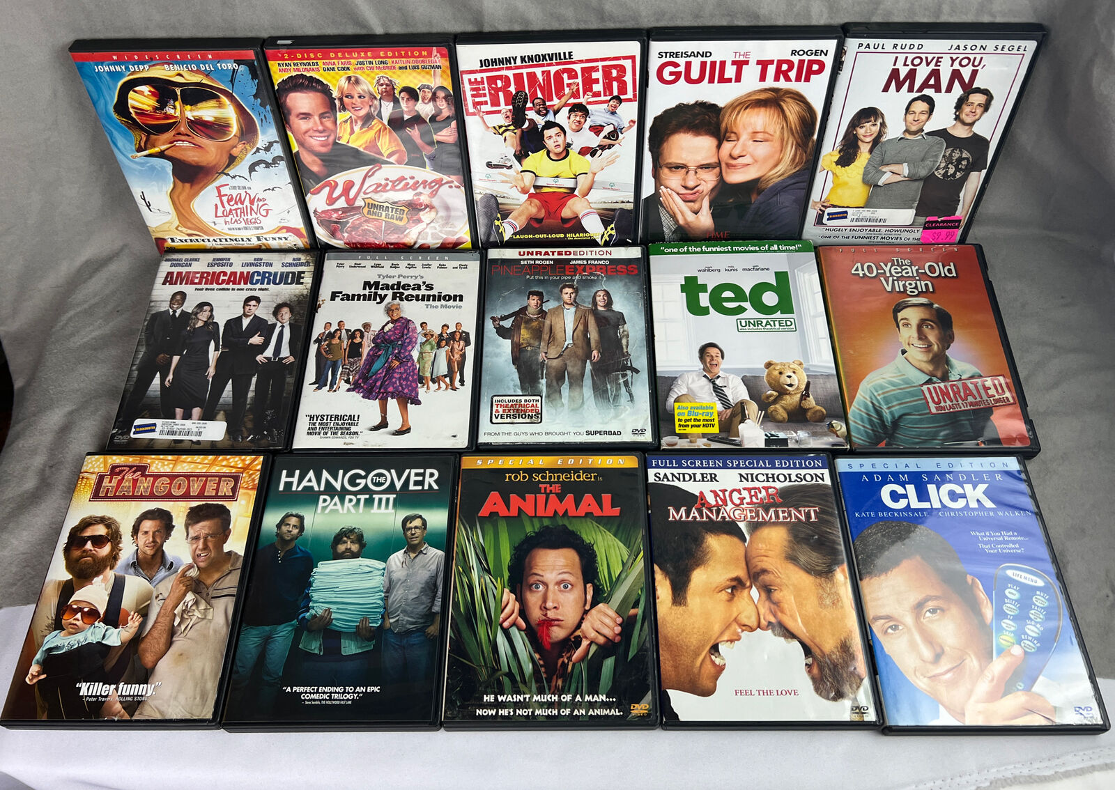 LOT of 15 Adult Comedy DVDs - Ted, Hangover, Animal, Waiting, Ringer, Click… | eBay LOT of 15 Adult Comedy DVDs - Ted, Hangover, Animal, Waiting, Ringer, Click… | eBay