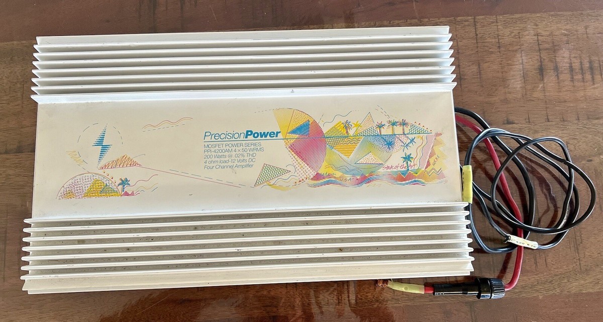 Vintage Precision Mosfet Power Series PPI-4200AM Four Channel Amp
