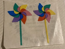 Vintage 1989 Mrs. Grossmans Pinwheel stickers