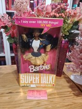NEW 1995 SUPER TALK BARBIE AFRICAN AMERICAN 