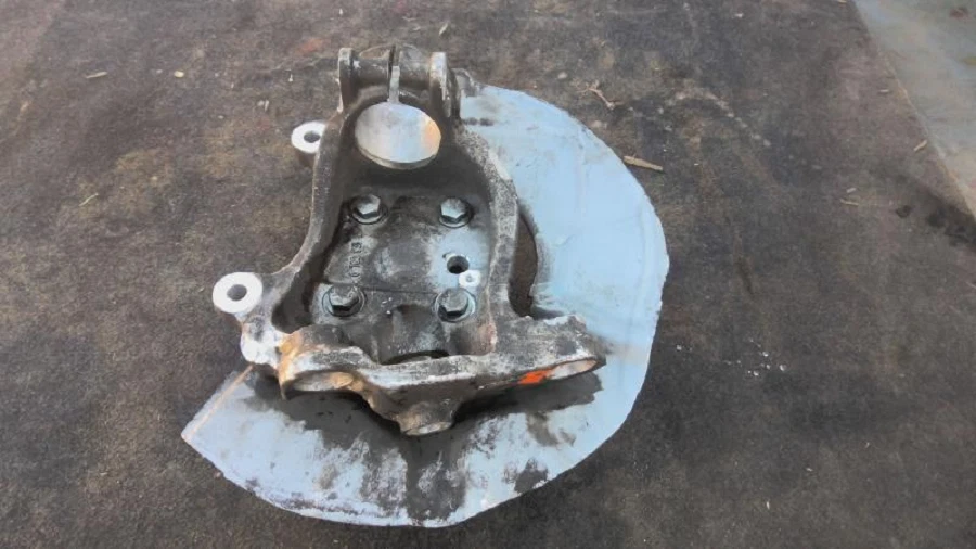 BMW 535i 2008-2010 conductor husillo delantero izquierdo nudillo OEM Foto 3 de 4