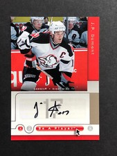 J.P. Dumont Sabres Signed 2005-06 UD BAP Hockey Card #JP Auto Autograph