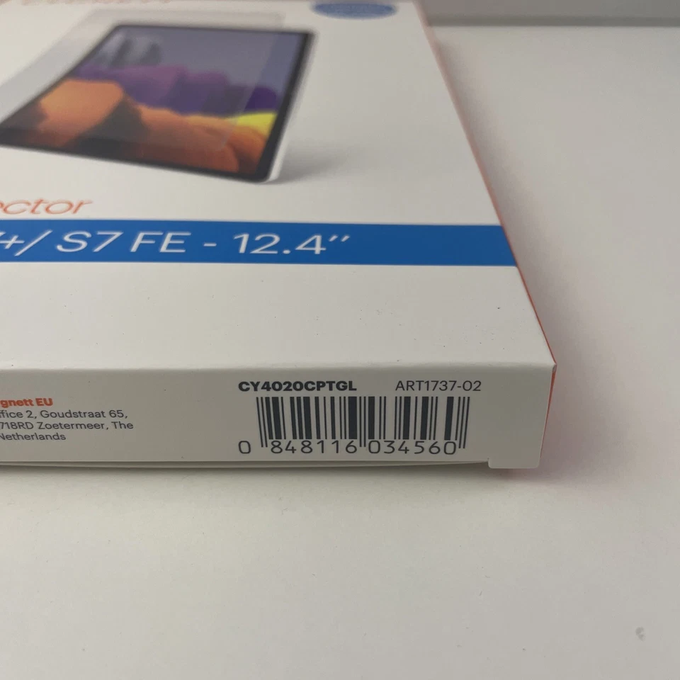 12.4 Inch Glass Galaxy Tab S7+/S7 FE/S8+ Cygnett OpticShield Screen Protector - Image 3 of 4