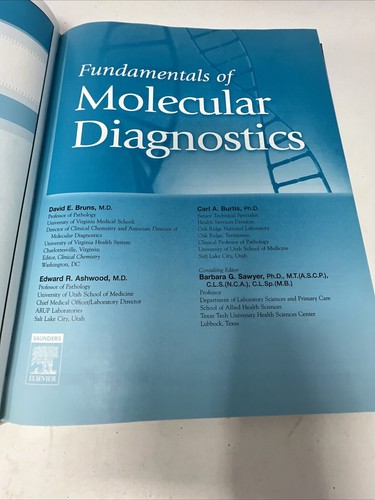 Fundamentals of Molecular Diagnostics by Edward R. Ashwood, David E. Bruns... - Picture 6 of 24