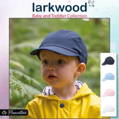 Baby Cotton Twill Cap Curved Peak Hat Toddler Boys Girls Summer Sun Larkwood