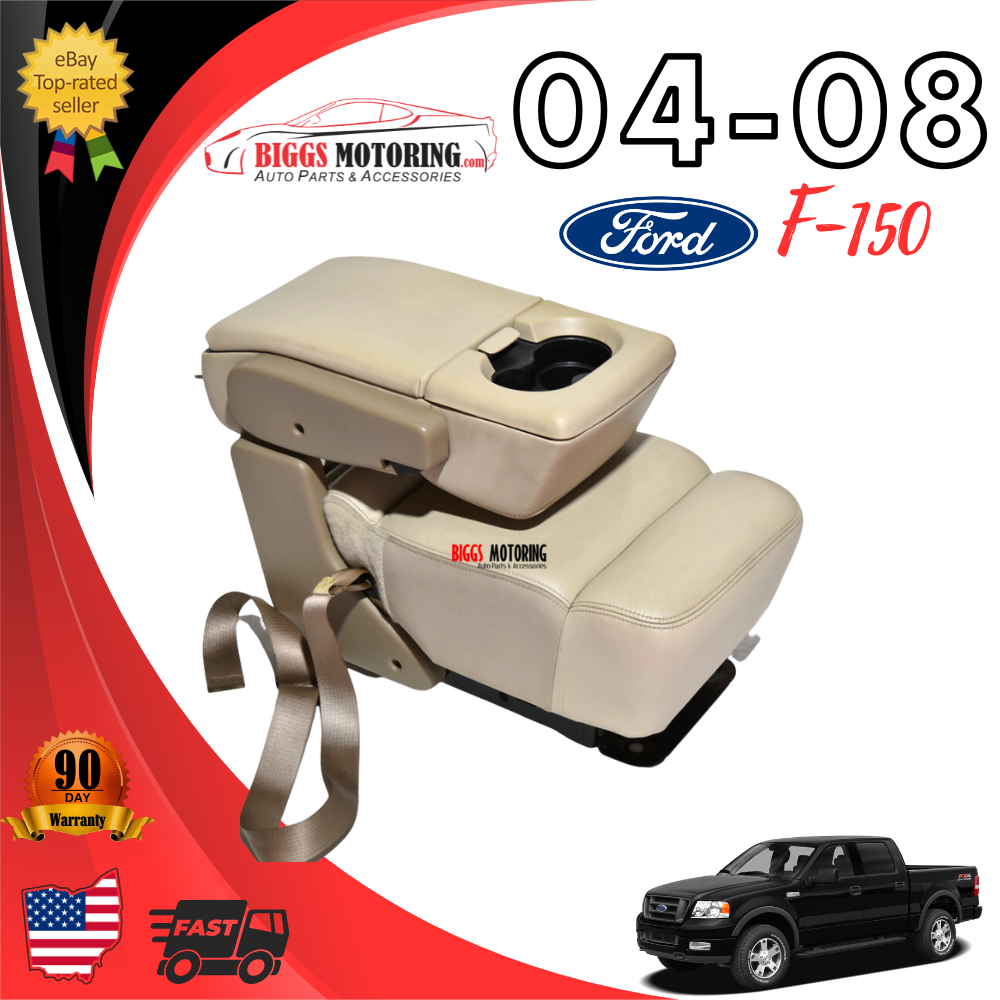 ②★WCCF 2004-2005 フルコンプ 公式バインダー BOX付き★ 2004-2008 Ford F150 Center Console Jump Seat W/ Storage & Cup