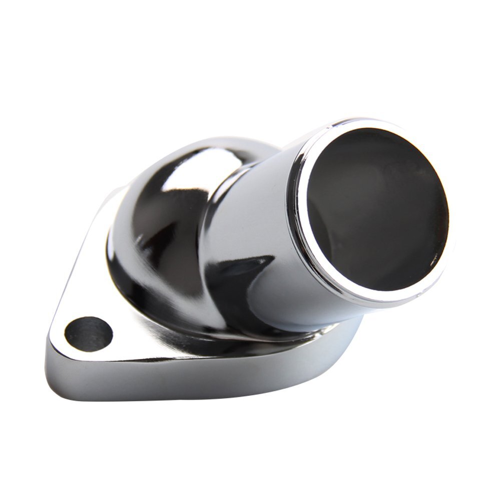 Chrome ORing Water Neck Thermostat Housing 2660 Steel For Chevy SBC