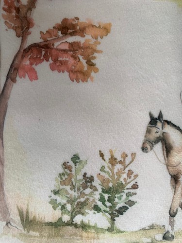 Riva Home Riding Pursuits Horses Eyelet Curtains from Dunelm 90"x72" (W x L)Pair - Picture 8 of 12