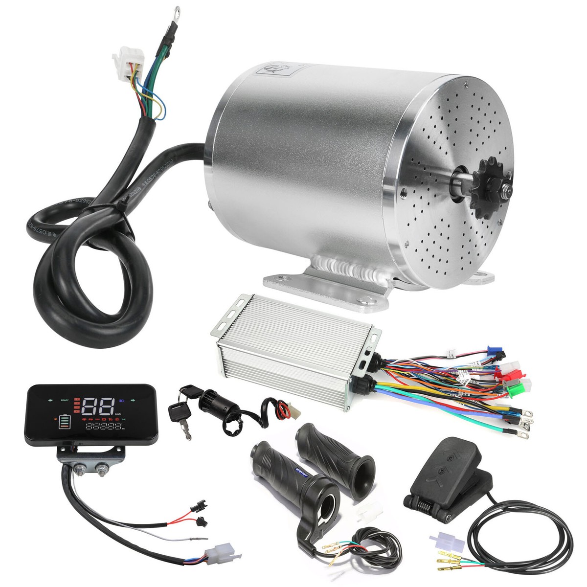Kit De Contrôleur Moteur Sans Balais 60V 2500W / 72V 3000W Avec Accélérateur Pour Karting électrique, Modèle MY1020