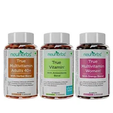 Neuherbs True Vitamin 60 Tablet Vitamin Women 30 Tablet Vitamin Adults 45 tab