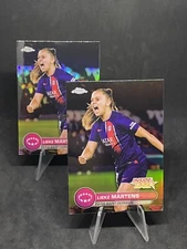 Lieke Martens 2 Card Lot 2023-24 Topps Chrome Women’s Soccer Inside Look IL-6