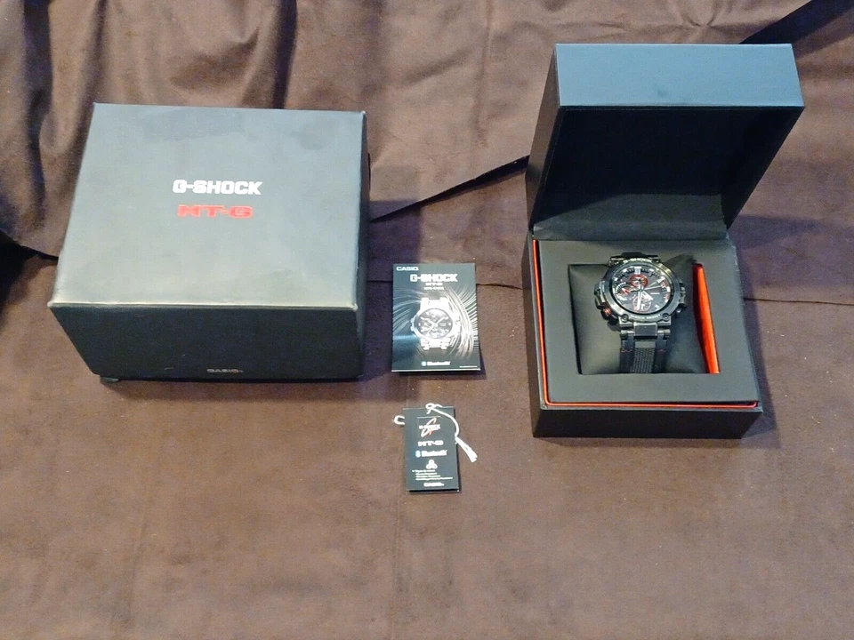CASIO G-SHOCK, 5544 MTG-B1000, 1AER Men's Watch, W/ Box And Paperwork, F/ Japan