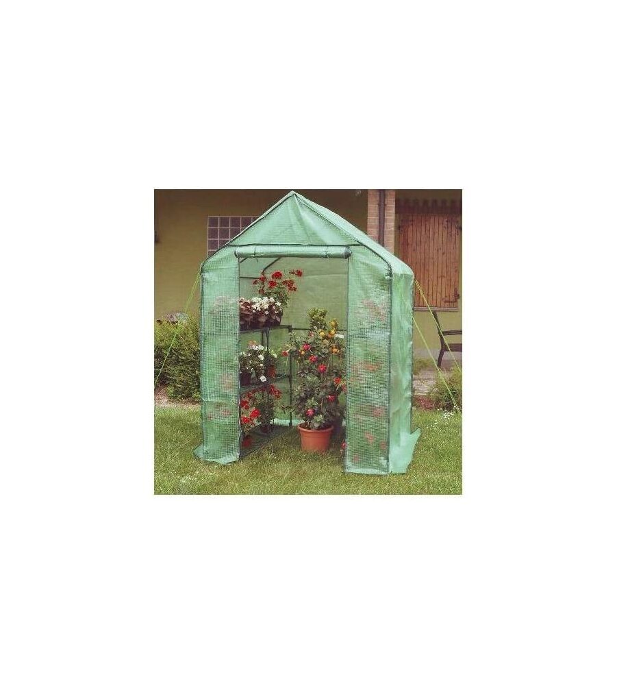 SERRA DA GIARDINO A CASETTA ANEMONE, 140X140X195 CM - VERDEMAX