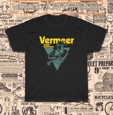 New VERMEER The Diggin' Dutchman Logo Men's T-Shirt American Size S-5XL T-Shirt