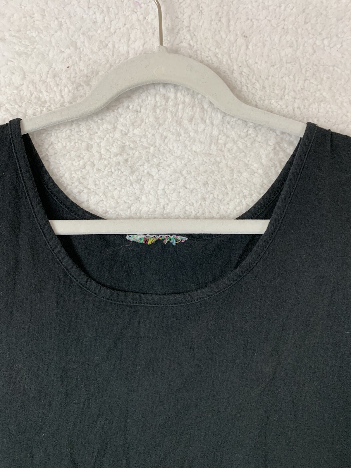 Unbranded Mini Black Floral Aloha Boho Dress Summer Beach Coverup Sundress