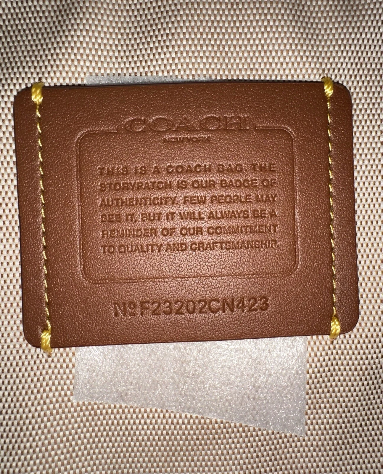 Coach Nomad Tote Bag In Colorblock Avorio North Tote Bag CN423 NUOVISSIMA