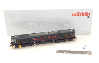 Märklin H0 39068 Diesellok Class 66 Rush Rail - mfx, Sound - LESEN