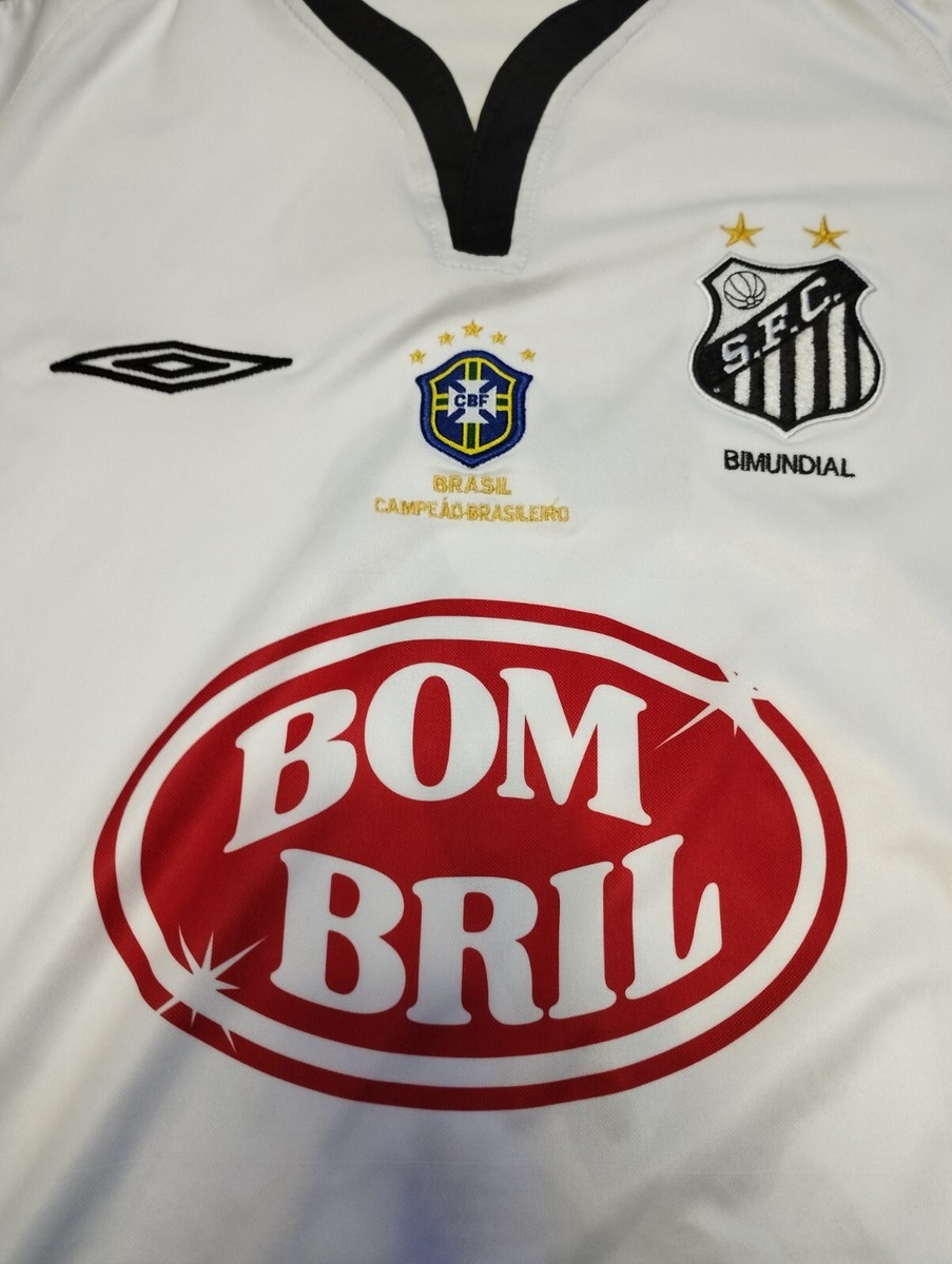 Umbro Santos Brazil 2000 's #7 ROBINHO soccer football jersey