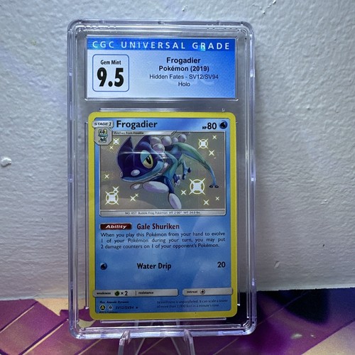 Frogadier graded CGC 9.5 for sale on eBay