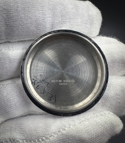 Originale Breitling Navitimer 1806 Cal.12 cassa, lunetta, pulsanti, PER RIPARAZIONE RICAMBI - Foto 10 di 11