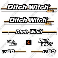 Fits Ditch Witch FX60 Decal Kit Vacuum Excavator - 800 GALLON - 7 YEAR 3M VINYL!