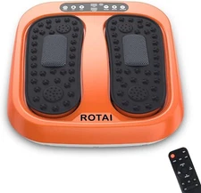 ROTAI Shiatsu Foot Massager Machine Remote Vibration Heat Relaxation Relief