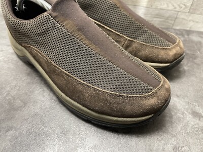 L.L. Bean Men\'s Dark Brown Slip on Leather Loafers Shoes US 11 Brown Slip On Loafers | LLBean main image 3