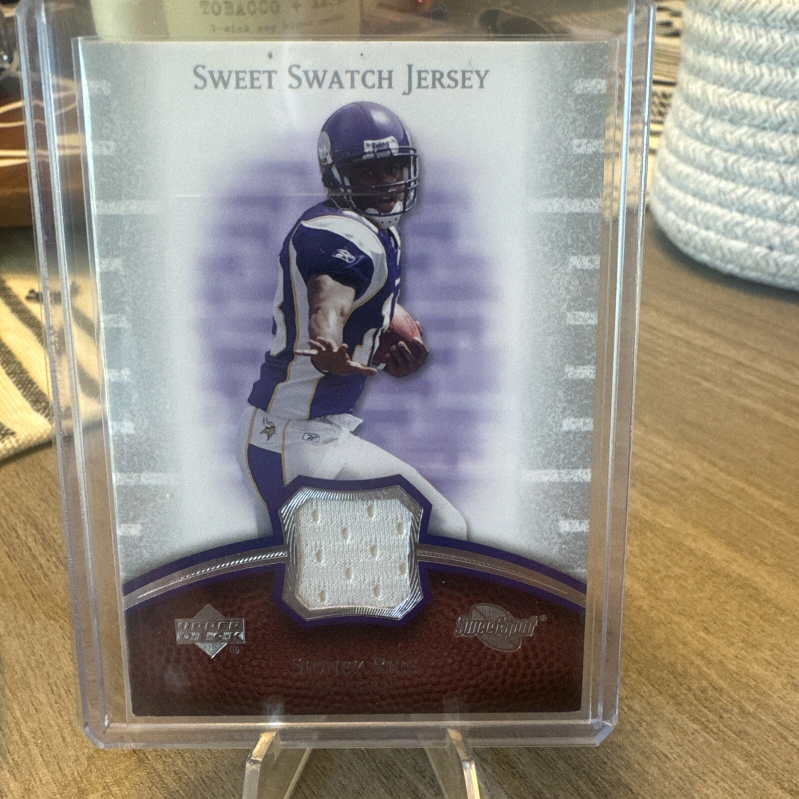 2007 Upper Deck Sweet Spot #SS-SR Sidney Rice Sweet Swatch Jersey