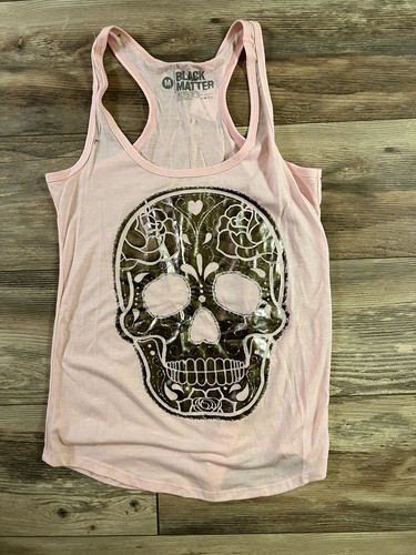 Hot Topic Sugar Skull Tank Top New Rare Official Retro Emo Punk Goth Witch Ebay