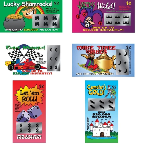 6 Fake Lottery Tickets 6 Assorted Designs  GAG GIFT PRANK Stocking Stuffer Adult