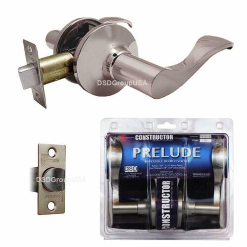 Constructor Prelude Satin Nickel Türschloss Set Hebel Einstieg Sichtschutz Durchgang Attrappe - Bild 7 von 11