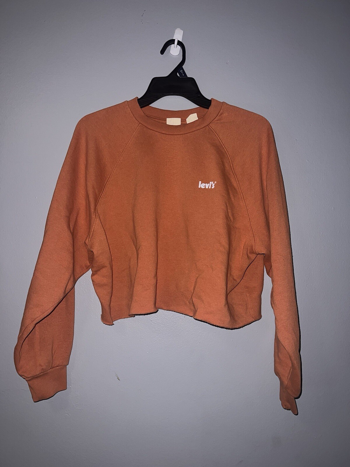 Levi’s Laundry Days Orange Cropped Lounge Pullover image 4