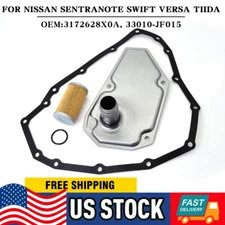3Pcs For 2012-2019 NISSAN SENTRA VERSA Transmission Oil Filters Kit W/Pan Gasket