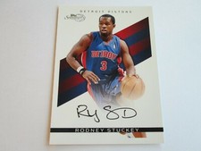 2009-10 Topps Signature Rodney Stuckey Card #TS-RS Serial #118/289