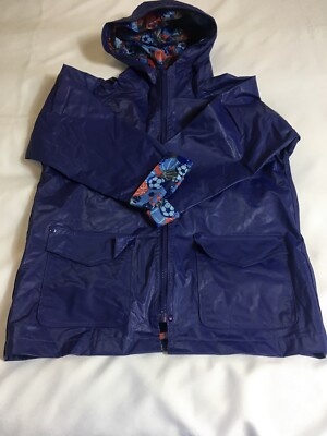 Rain Essentials Kids By Shed Rain~Blue Rain Jacket Boys Size M/L