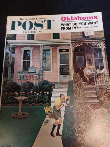 SATURDAY EVENING POST Magazine 1 JULY 1961 Future of Tv Oklahoma Life in Japan