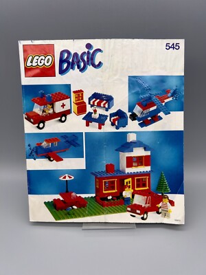 LEGO Basic Anleitung Bauanleitung 545 - Anleitung / Instruction
