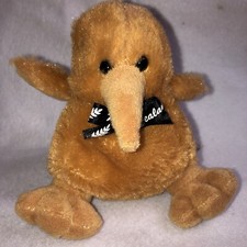 Kiwi  Friends New Zealand Sitting Kiwi Bird Plush Stuffed Animal 5" Soft Toy