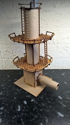 Flare Stack Tischplatte 28mm Wargame Infinity Wargaming Gebäude Gelände Legion