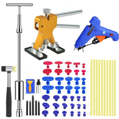 US Car Body Dent Puller Hammer Tool Paintless Hail Damage Remover Repair Kit