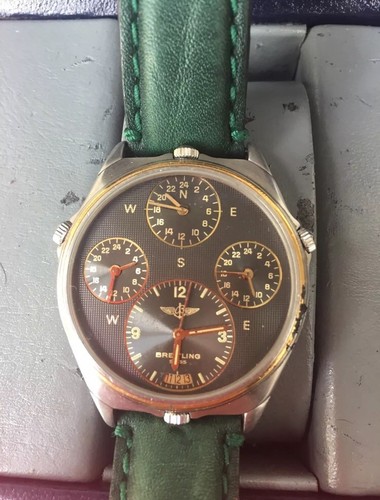 Orologio Breitling Word Ref 80840 Cinturino Pelle Cassa Acciaio Quarzo |  eBay